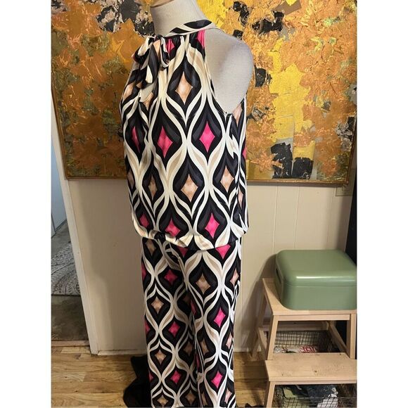 Lisa Style Italy Mod 60’s Style Two Piece Pants Suit party! M/L - Picture 7 of 11